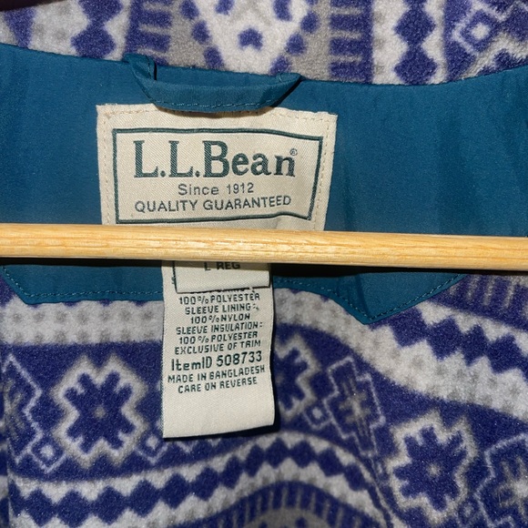 Vintage L.L. Bean Fleece Lined Winter Jacket - Picture 4 of 4
